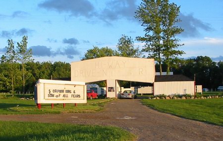 Hi-Way Drive-In Theatre - Entrance - Photo From Water Winter Wonderland